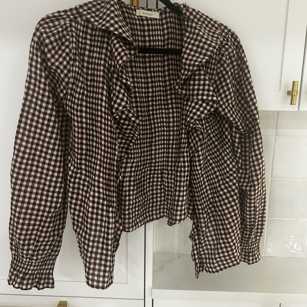 Doen Hardy Delphine top checkered